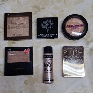 6 PC Blush & Highlighter Bundle